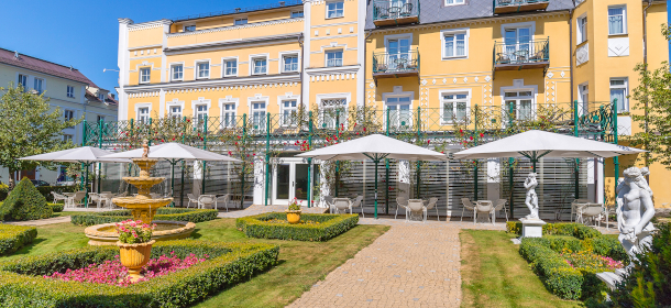 Das beliebte 4-Sterne Spa & Kurhotel Bajkal in Franzensbad (Frantiskovy lazne)
