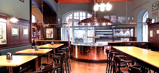 Das "á la carte" Restaurant Pilsner Urquell, ein Teil des Hauses