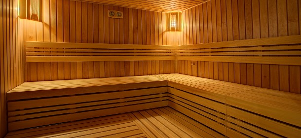 Neue, groszügige finnische  Sauna 