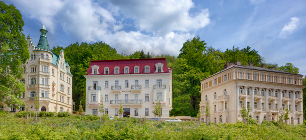 Das 3-Sterne Superior Danubius Kurhotel Svoboda, Paladio und Margareta